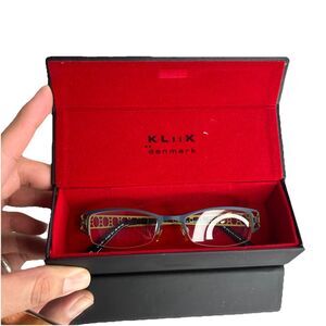 Kliik Eyeglasses Frame Eyeglasses Frame 269-231 Women's Brown Half Rim 46-18-135